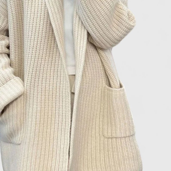 Damen Strickjacke im Rippstrick für den Herbst (5)