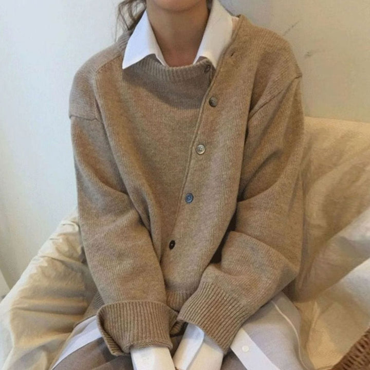 Damen Strickjacke Klassisch mit Oversized-Schnitt (2)