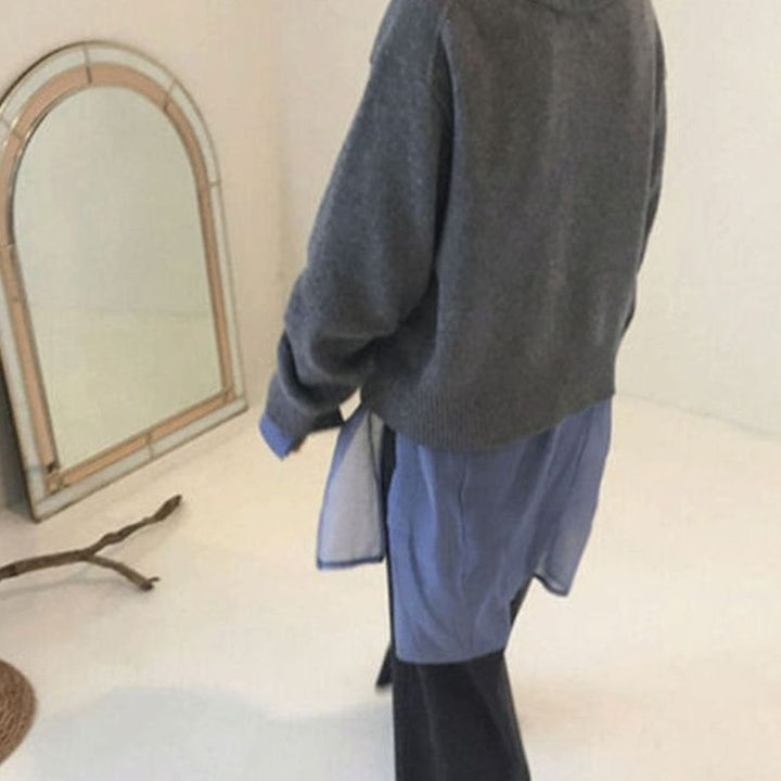 Damen Strickjacke Klassisch mit Oversized-Schnitt (5)