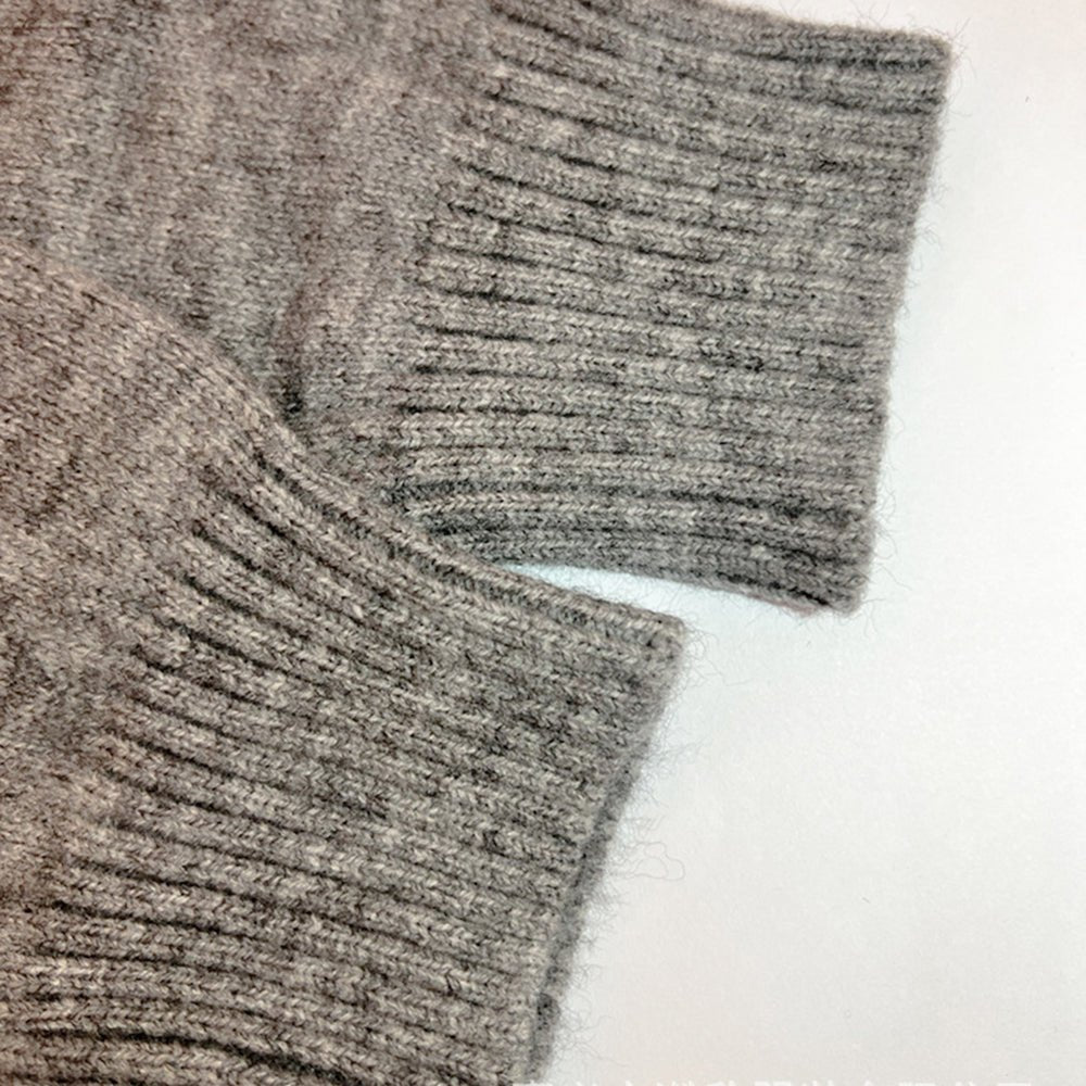 Damen Strickjacke lang mit Kapuze (6)