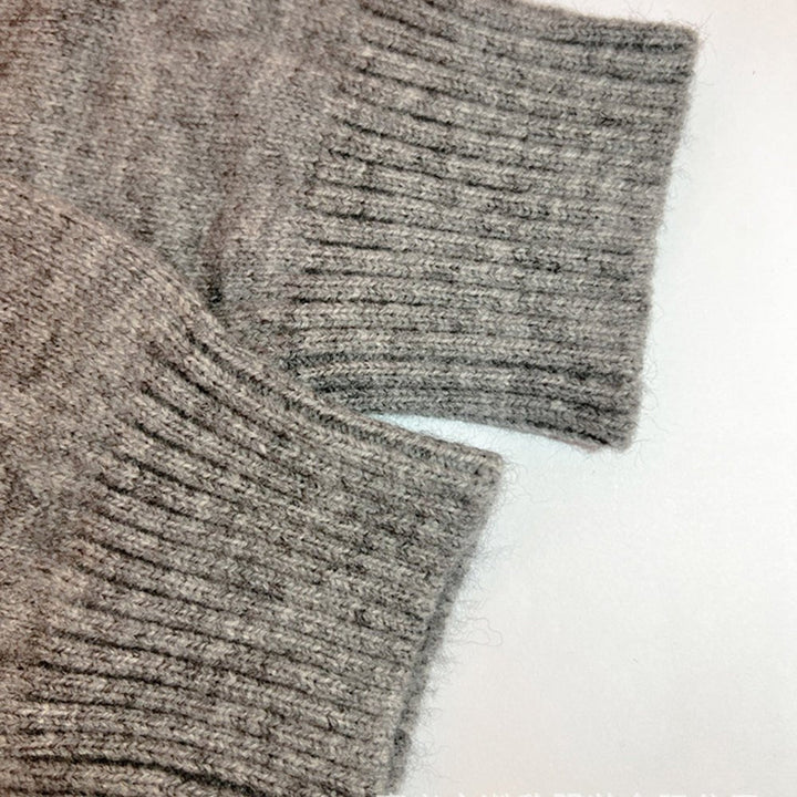 Damen Strickjacke lang mit Kapuze (6)