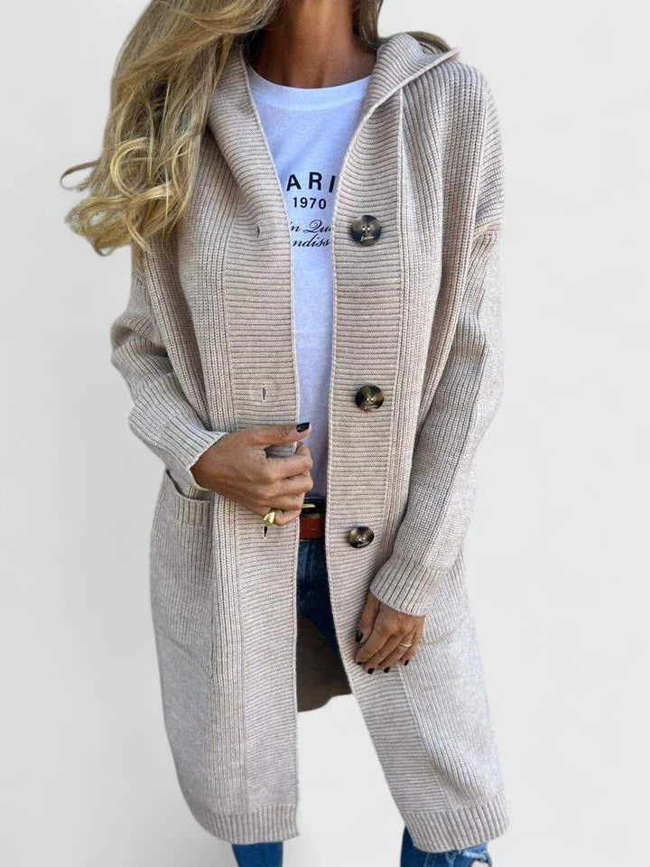 Damen Strickjacke Longline für den Herbst (6)