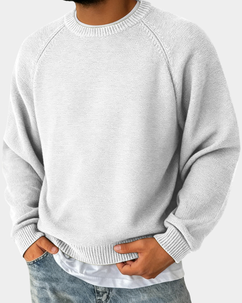Damen Strickjacke mit müheloser Passform in Weiß