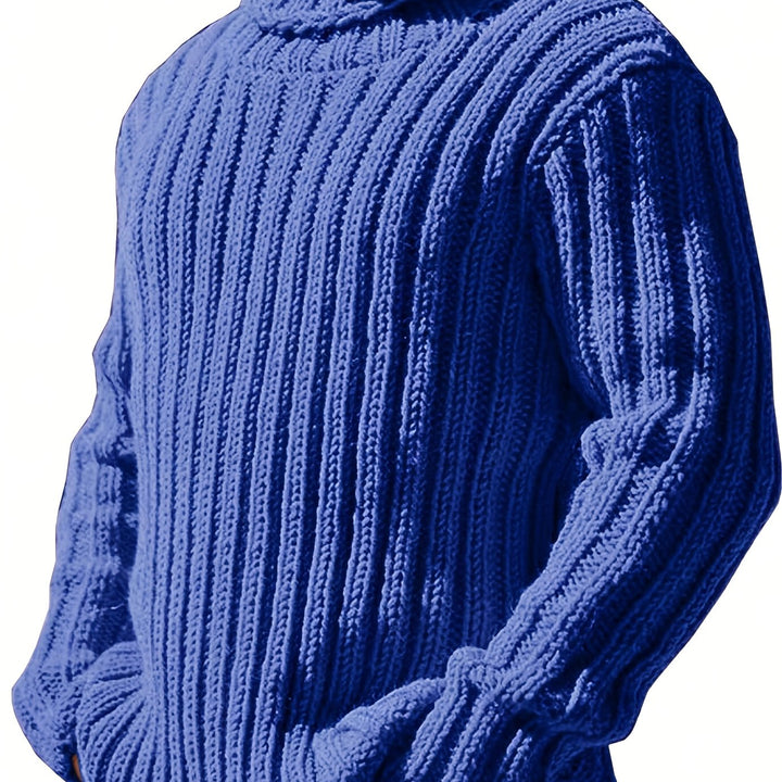 Damen Strickjacke mit Rippenmuster in lockerer Passform in Blau