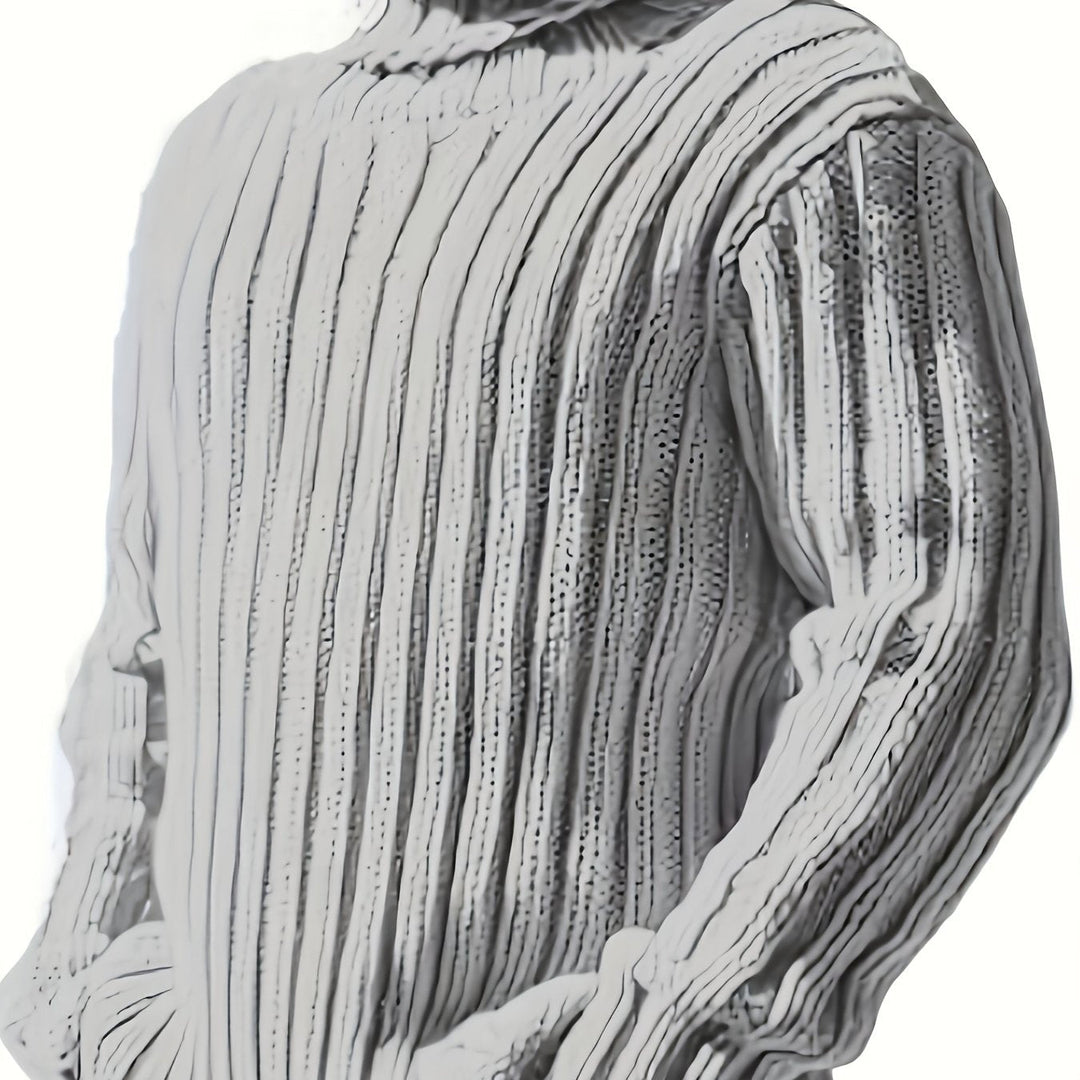 Damen Strickjacke mit Rippenmuster in lockerer Passform in Weiß