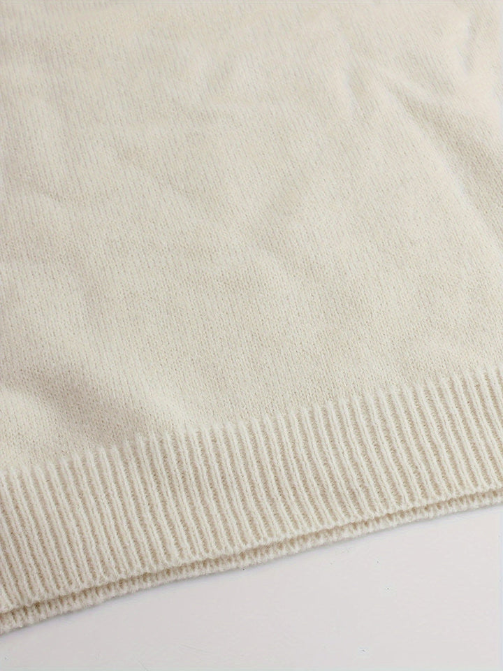 Damen Strickjacke mit Streifenmanschetten für Herbst (12)