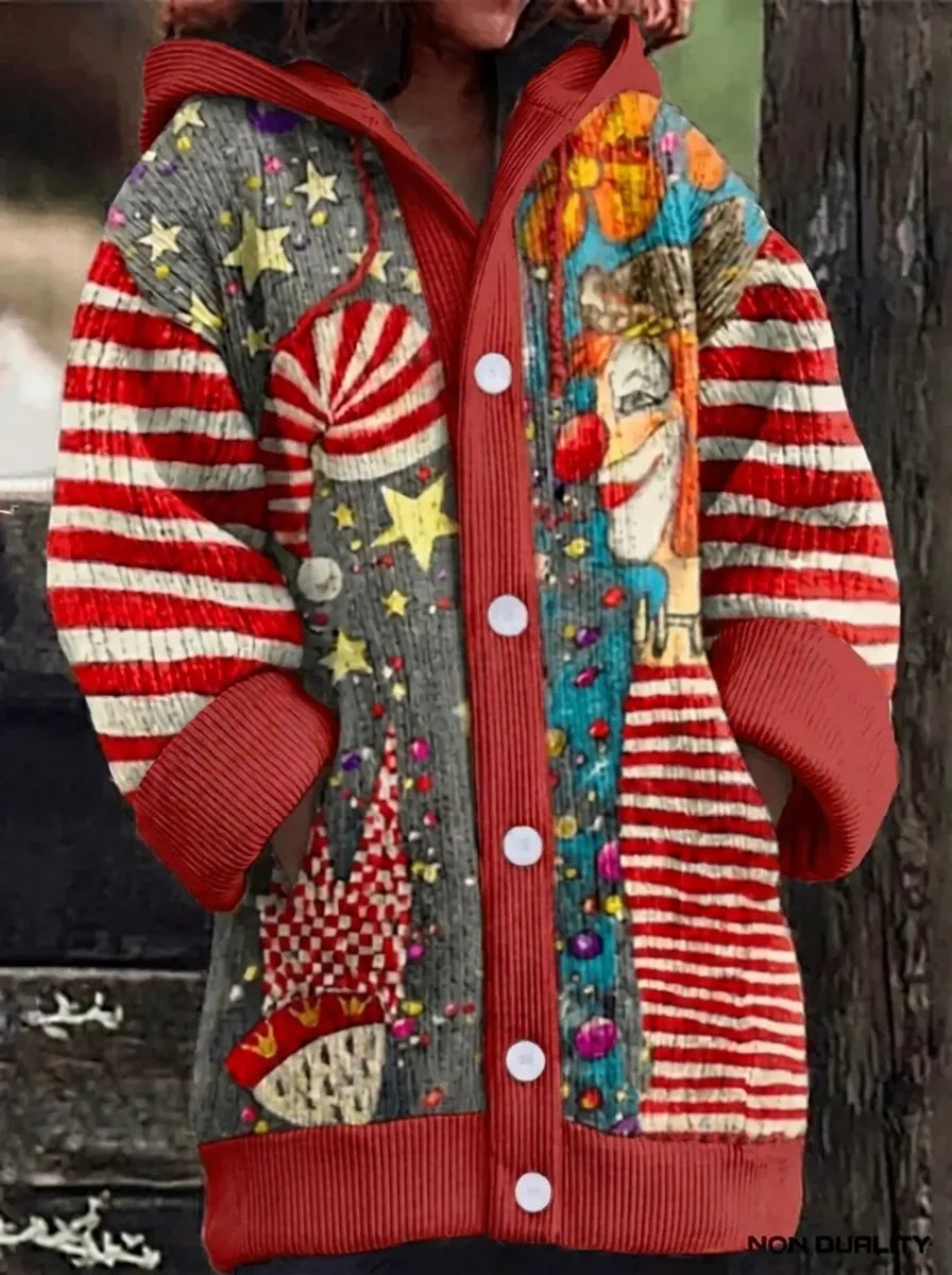 Damen Strickjacke mit verspieltem Muster in Entwurf 2