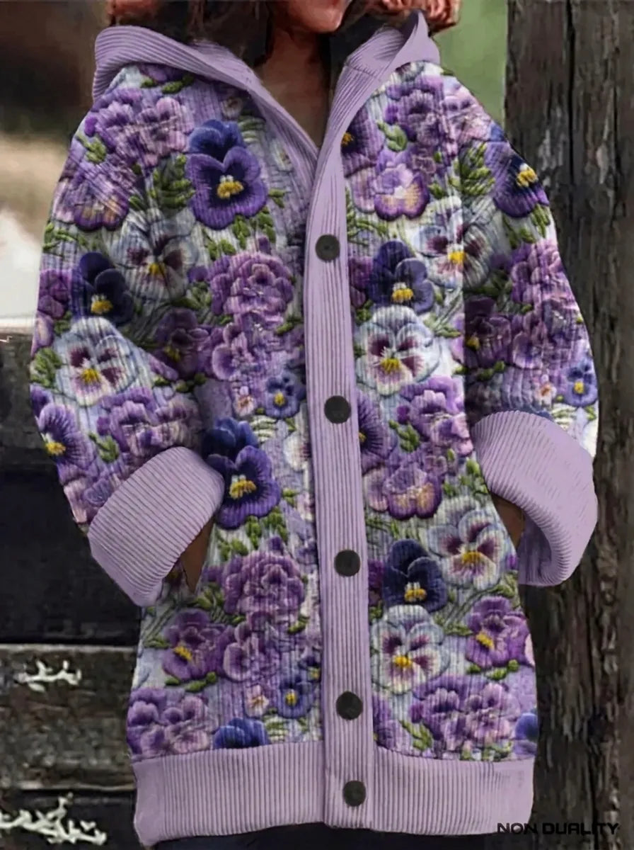 Damen Strickjacke mit verspieltem Muster in Entwurf 5