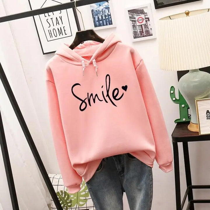 Damen Strickjacke Vielseitig mit Kapuze in Rosa