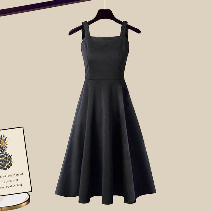 Damen Strickkleid A-Linie im eleganten Set (5)