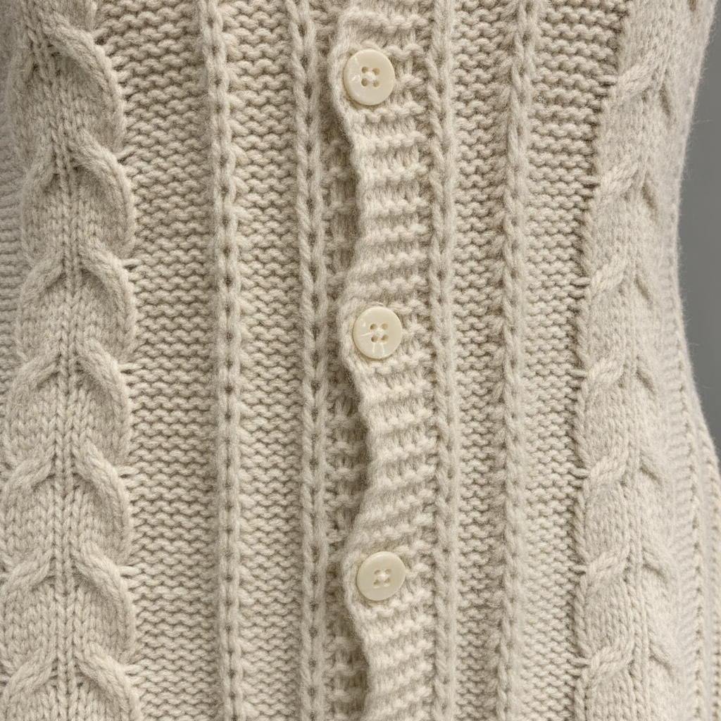 Damen Strickkleid mit Norweger-Muster für Herbst (2)