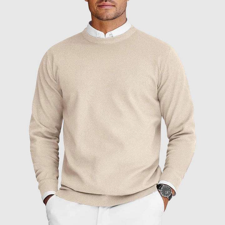 Damen Strickpullover für mühelosen Lagenlook in Beige