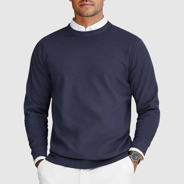 Damen Strickpullover für mühelosen Lagenlook in Blau