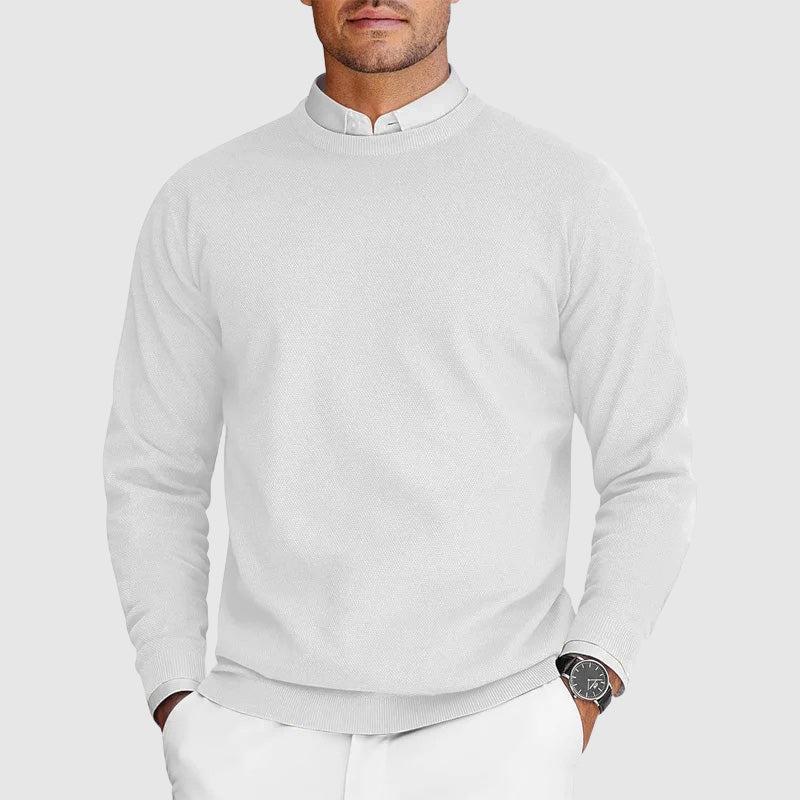 Damen Strickpullover für mühelosen Lagenlook in Weiß