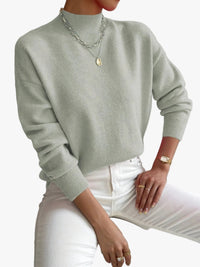 Lara | Damen Sweatshirt mit Rollkragen für Herbst