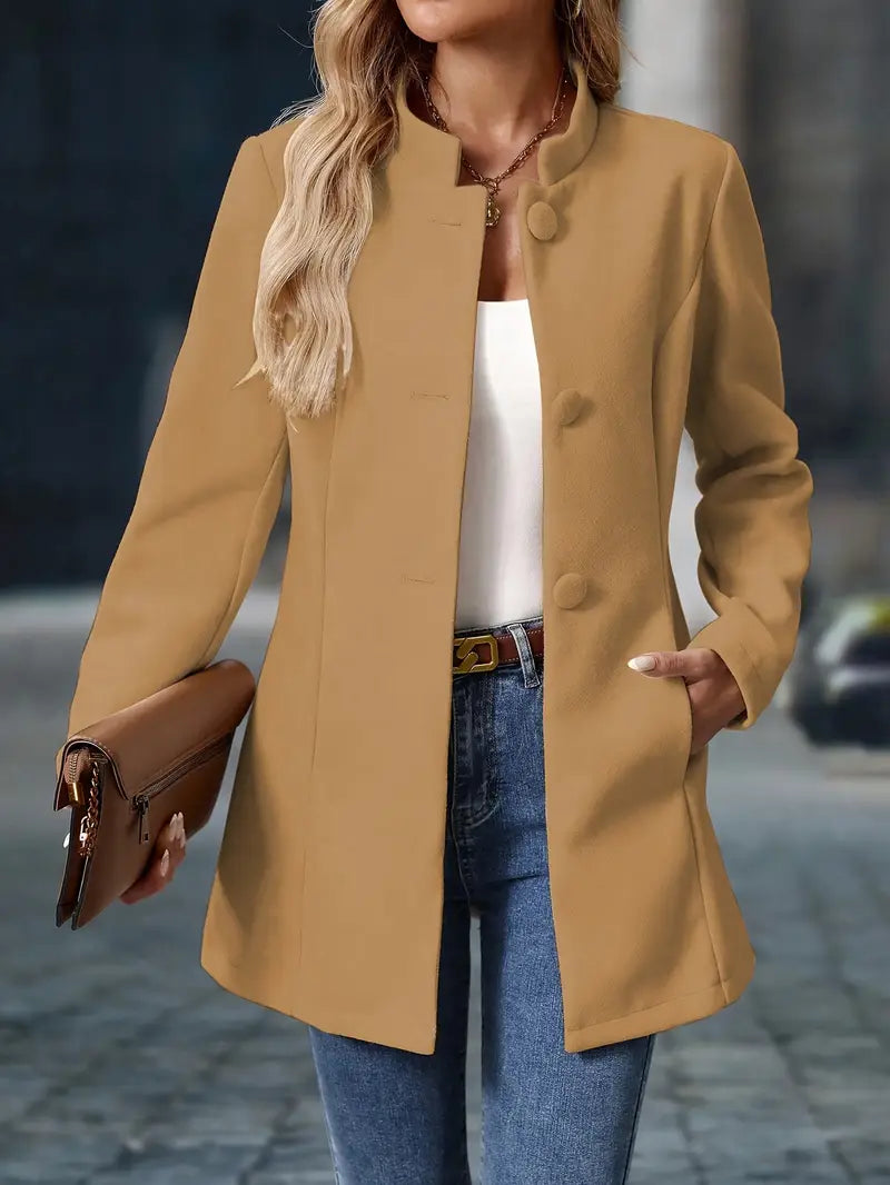 Damen Taillierte Jacke für den Herbst (14)