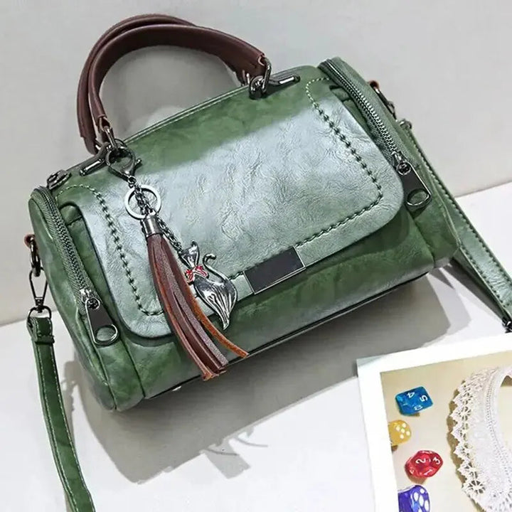 Damen Tasche im femininen Vintage-Stil in Grün