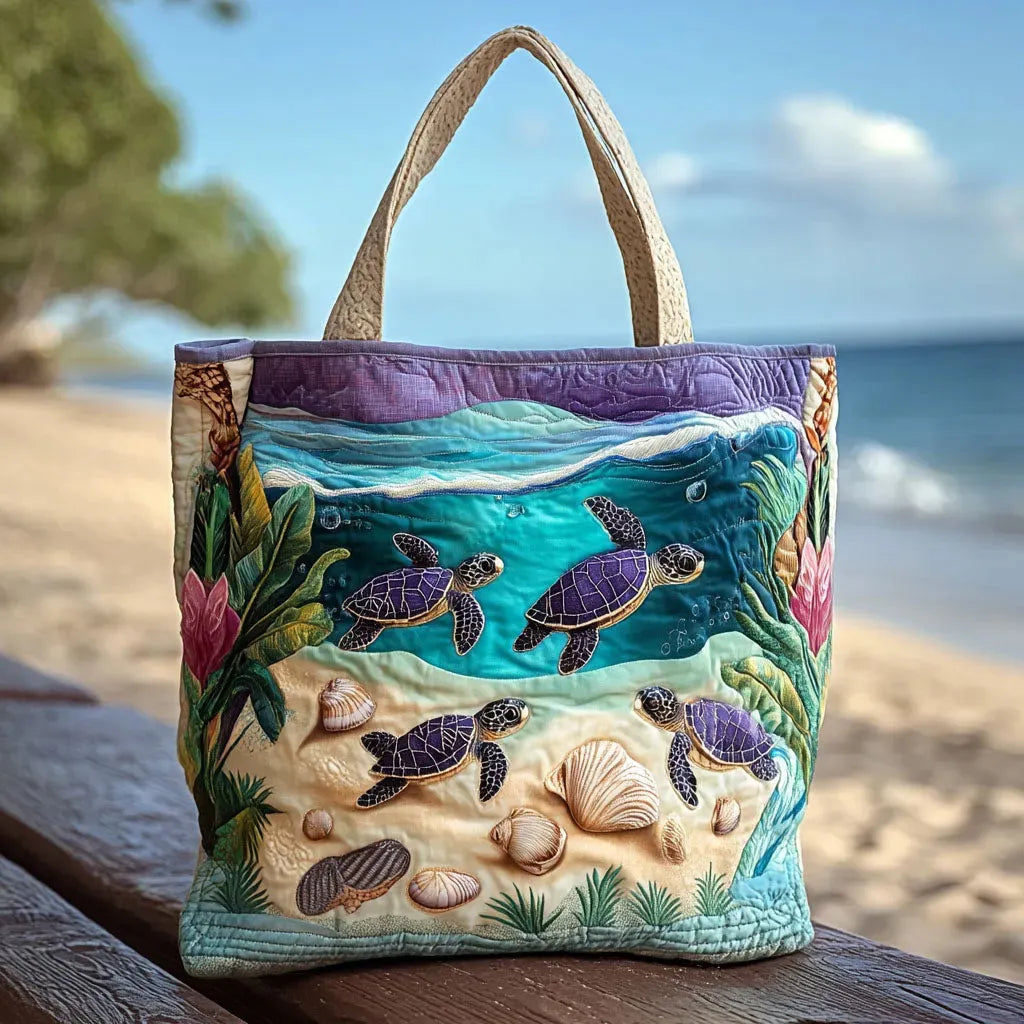 Damen Tasche im Künstlerischen Ozean-Stil in Mehrfarbig