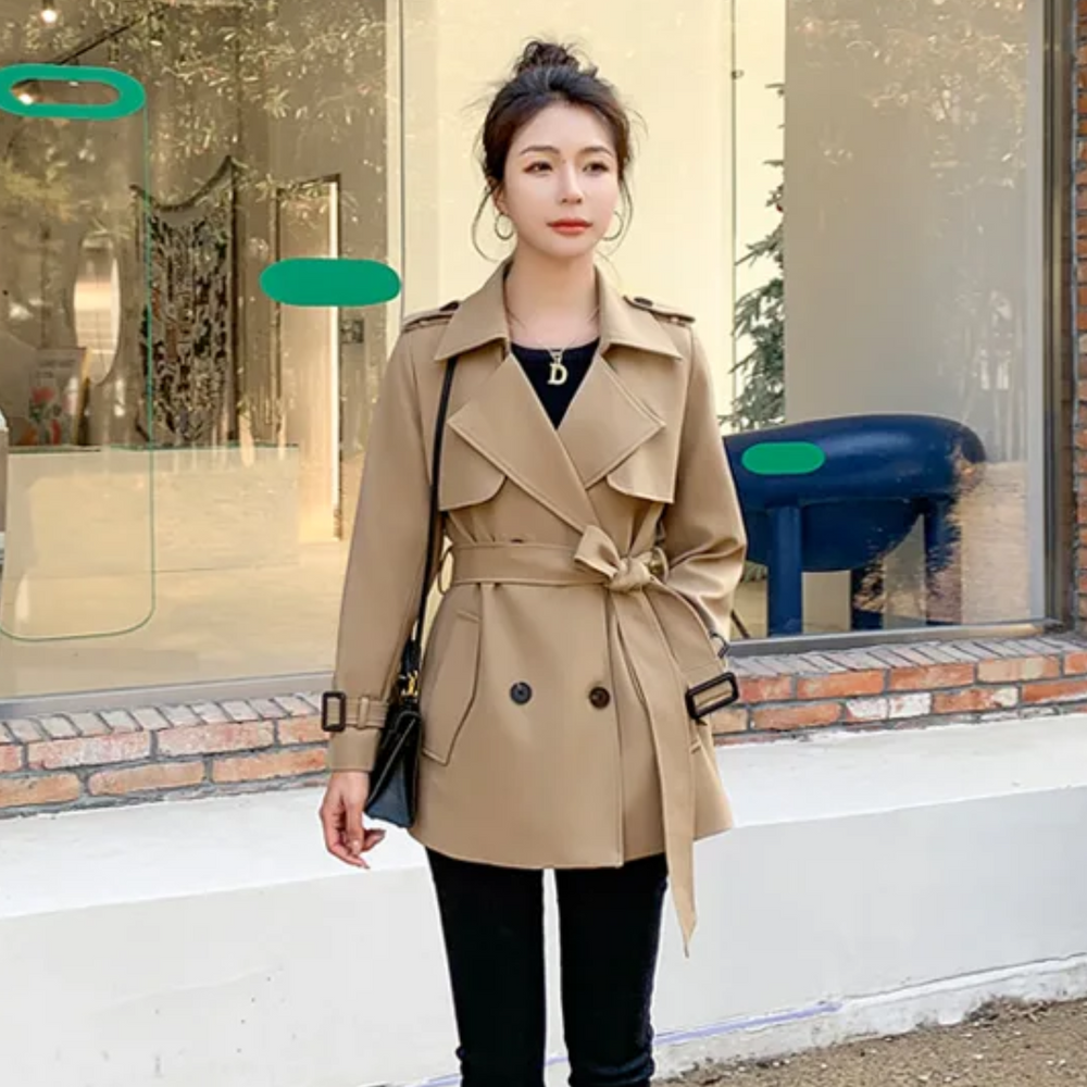 Damen Trenchcoat im Lässigen Stil für Alltag (2)