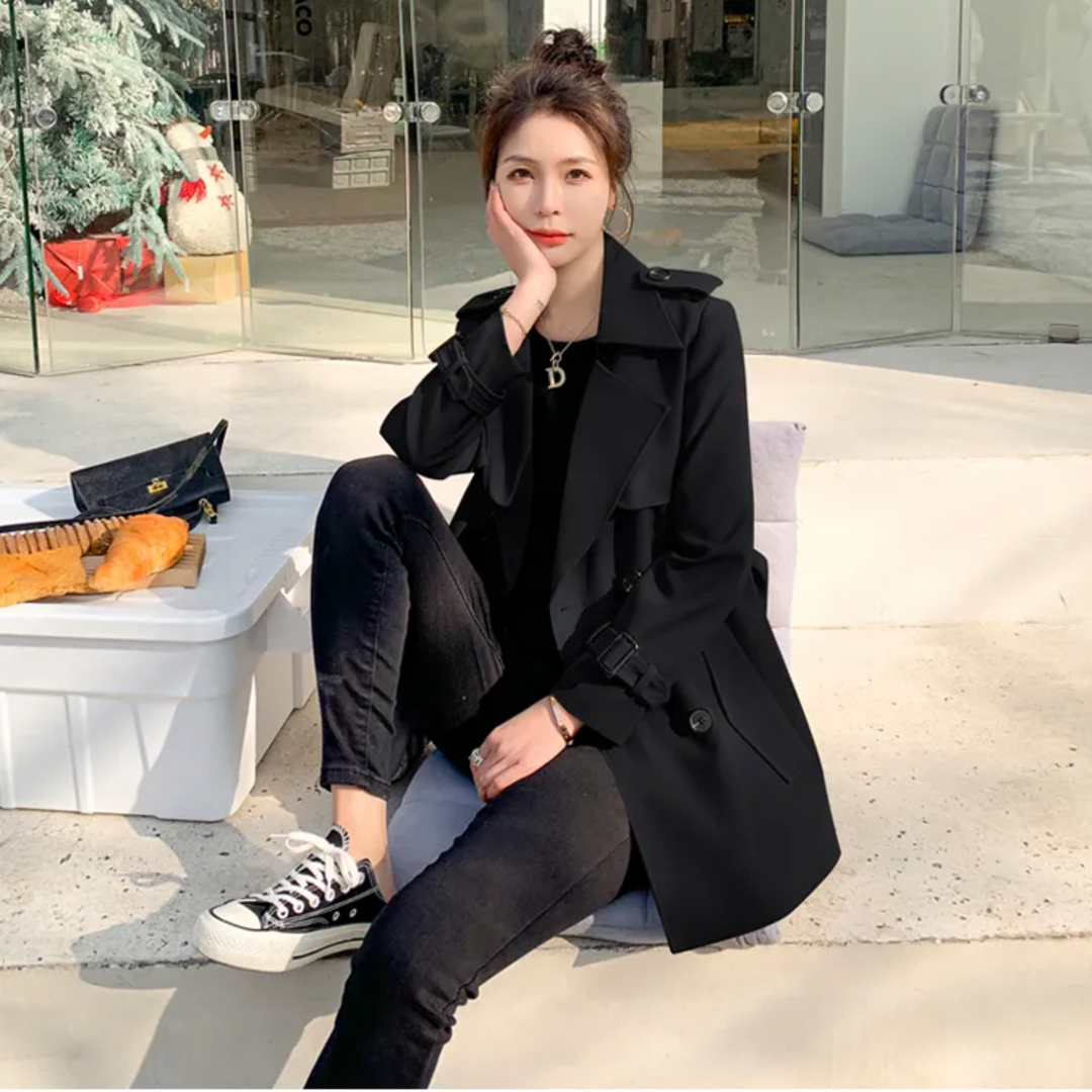 Damen Trenchcoat im Lässigen Stil für Alltag (3)