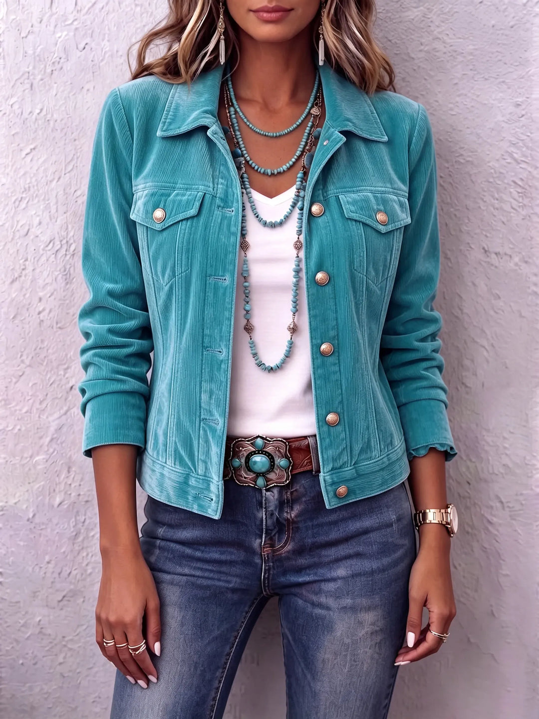 Damen Trenchcoat im Vintage-Stil mit Oversize-Passform (7)