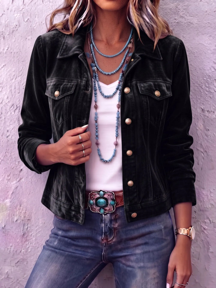 Damen Trenchcoat im Vintage-Stil mit Oversize-Passform in Black (Almost sold out)
