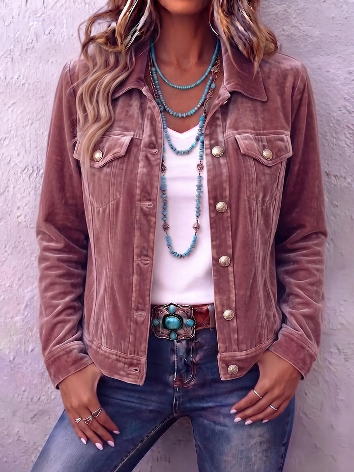 Damen Trenchcoat im Vintage-Stil mit Oversize-Passform in Rosa