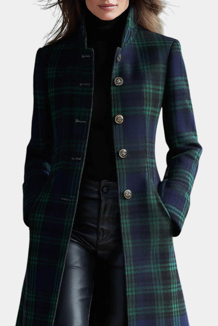 Damen Trenchcoat in Midilänge mit Vintage-Flair (2)
