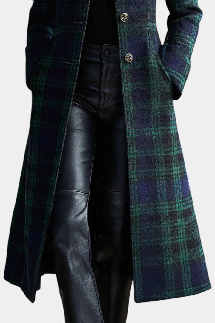 Damen Trenchcoat in Midilänge mit Vintage-Flair (3)