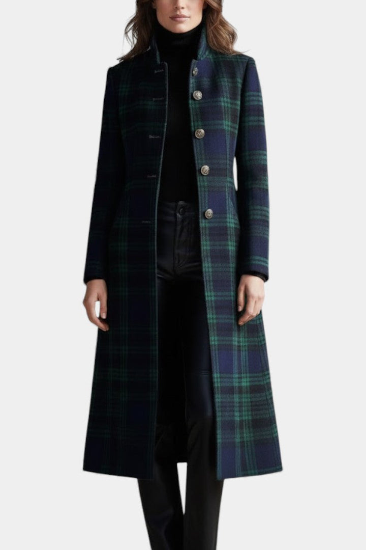 Damen Trenchcoat in Midilänge mit Vintage-Flair (5)