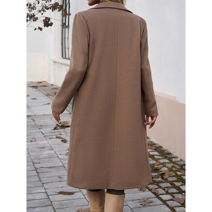 Damen Trenchcoat Klassisch Elegant Zeitlos in Dunkelgrau 11