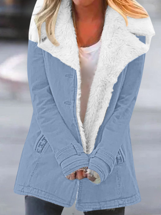 Damen Übergangsjacke mit funktionalem Herbstkomfort in Hellblau