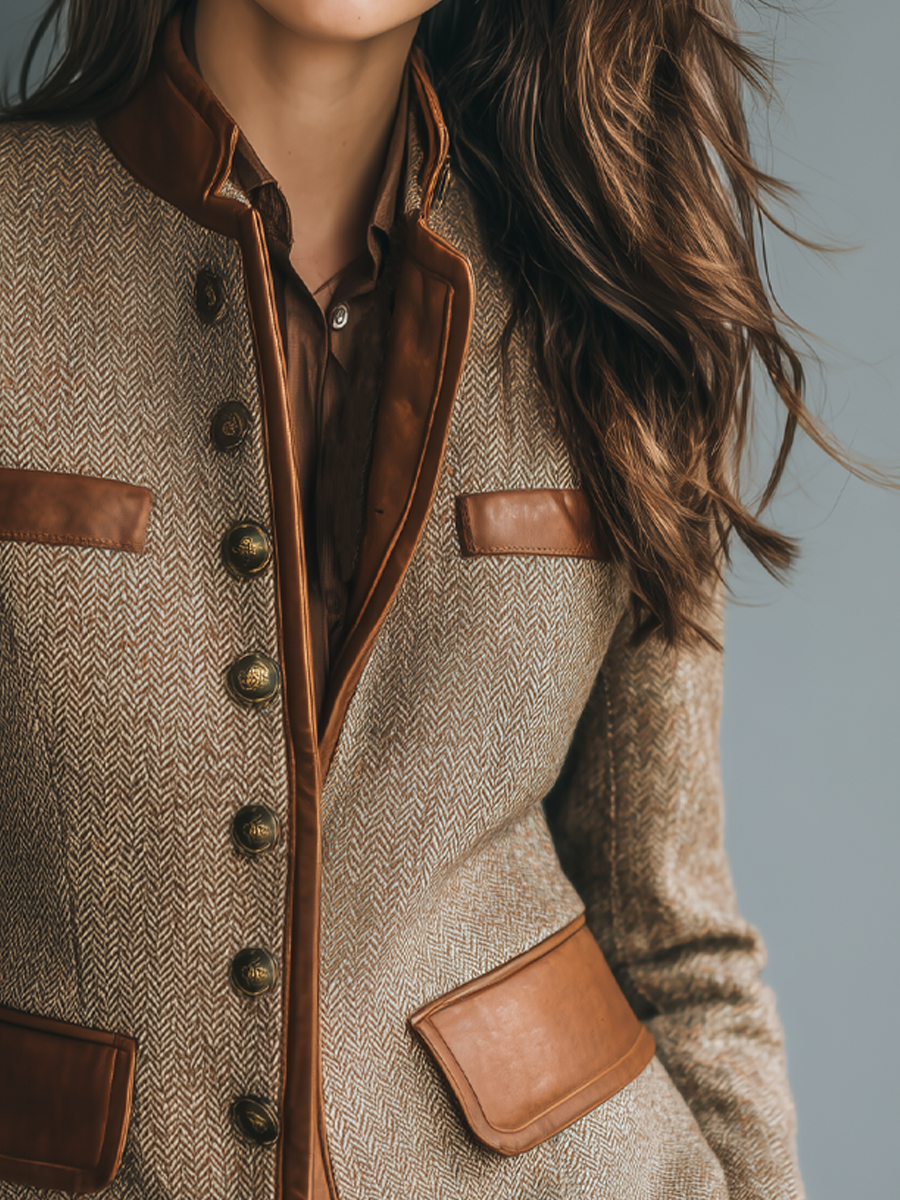 Damen Vintage Jacke mit klassischem Schnitt (3)