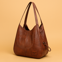 Marie | Damen Vintage Ledertasche mit Crossbody-Option