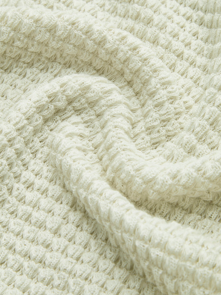Damen Waffelpiqué Langarm-Bluse | Crew-Ausschnitt (5)