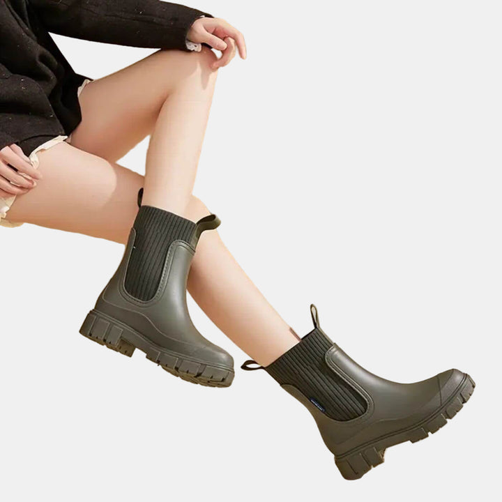 Damen Wasserdichte Rutschfeste Stiefel für Herbst (5)