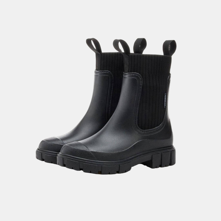Damen Wasserdichte Rutschfeste Stiefel für Herbst in Schwarz