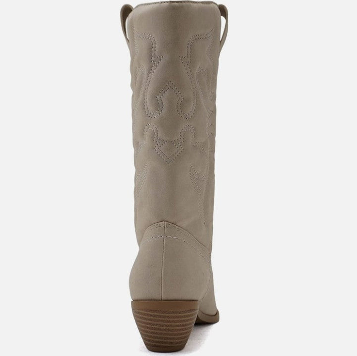 Damen Western Kniehohe Stiefel (3)