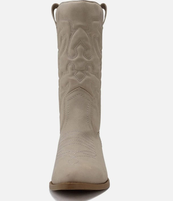 Damen Western Kniehohe Stiefel (4)