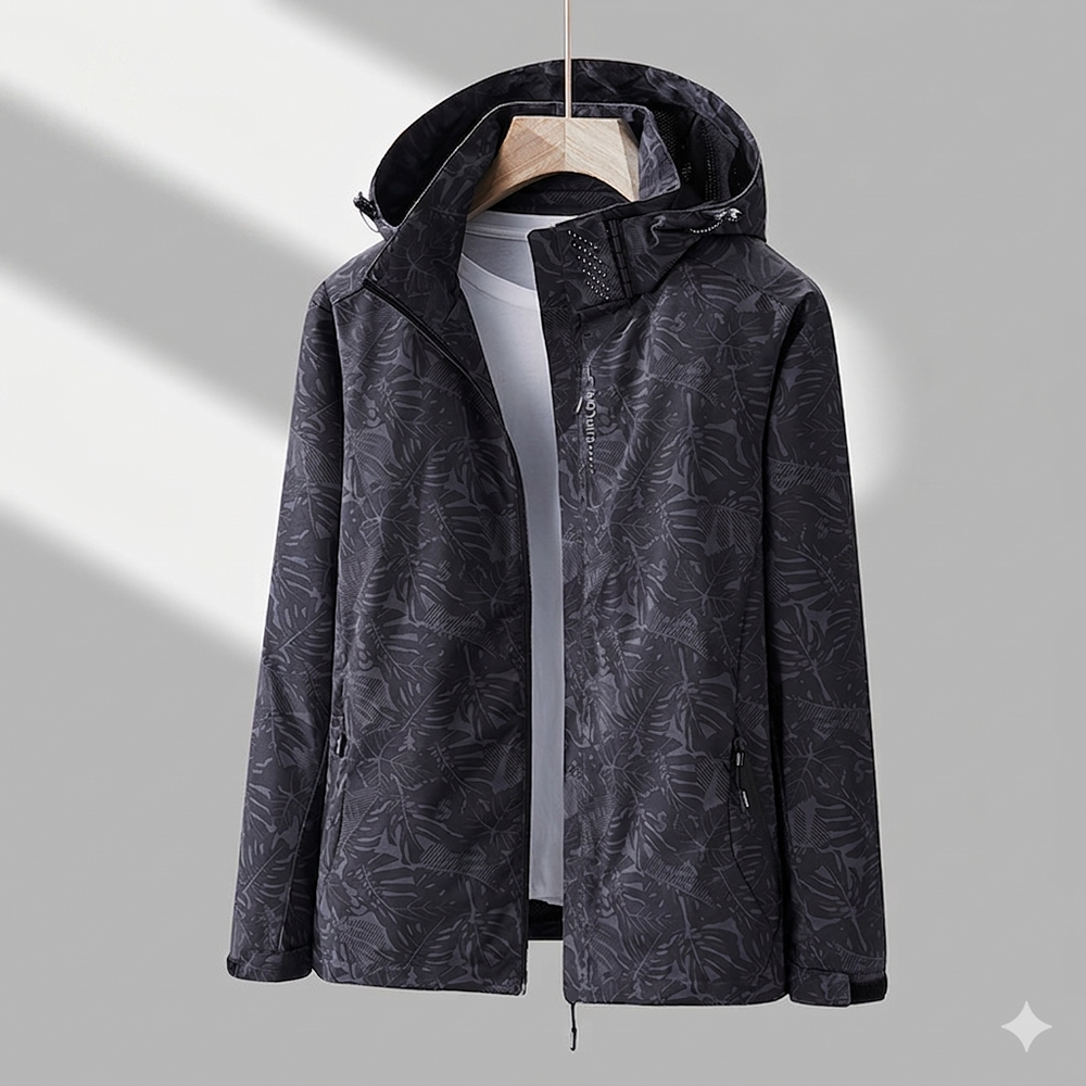 Damen Wetterfeste Funktionale Jacke für den Alltag in Schwarz