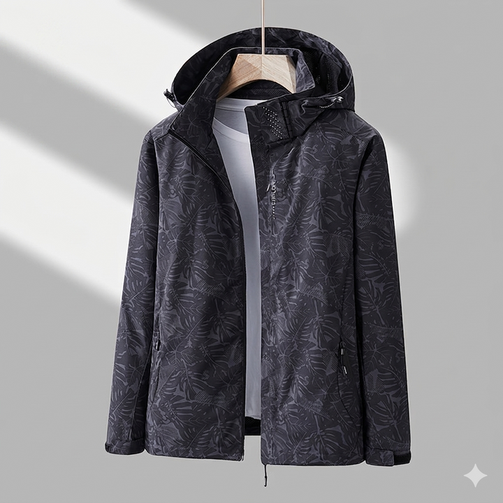 Damen Wetterfeste Funktionale Jacke für den Alltag in Schwarz