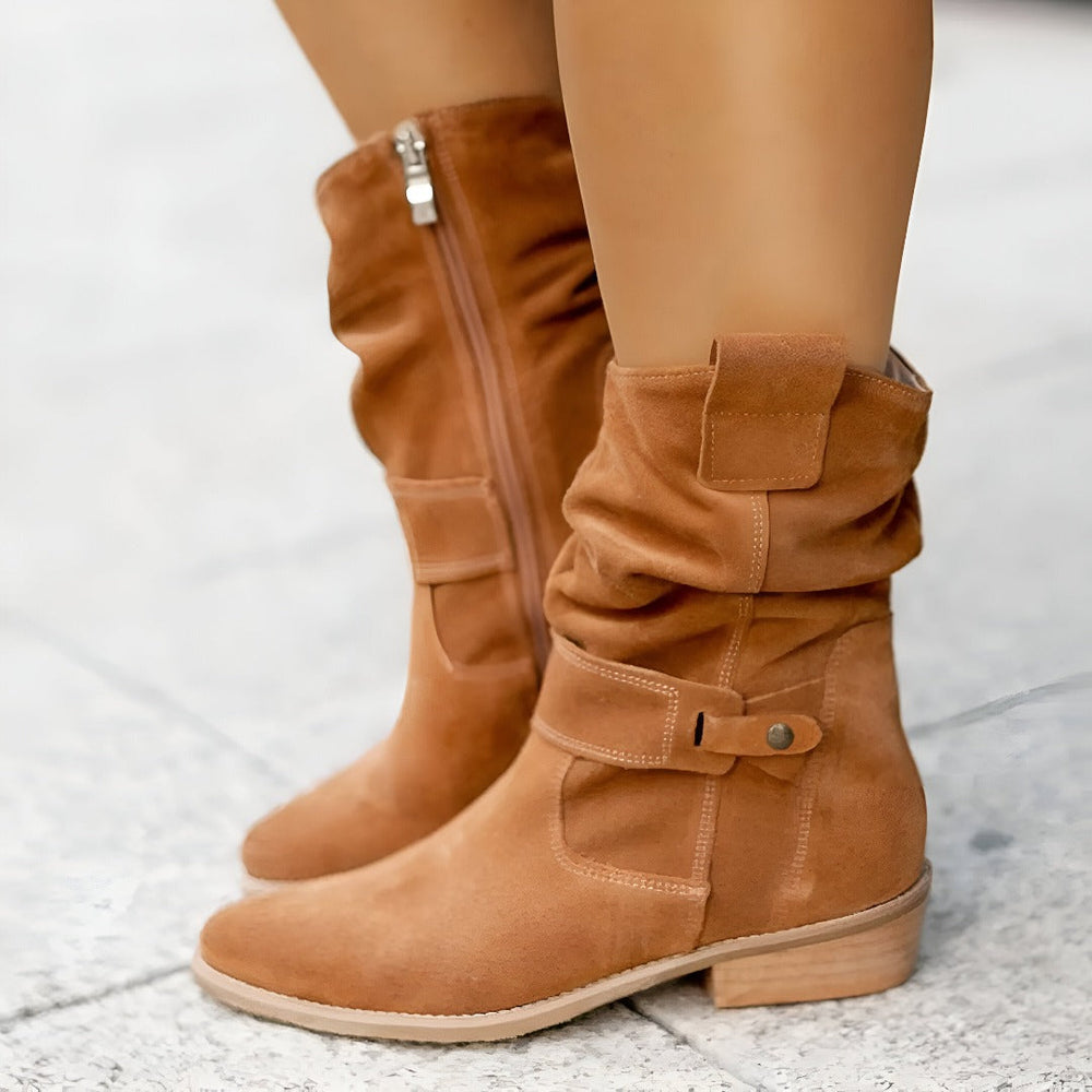 Damen Wildleder-Stiefeletten für den Alltag (2)