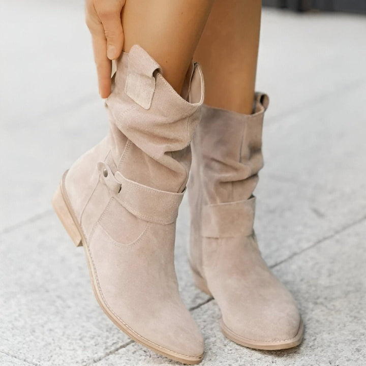 Damen Wildleder-Stiefeletten für den Alltag (6)