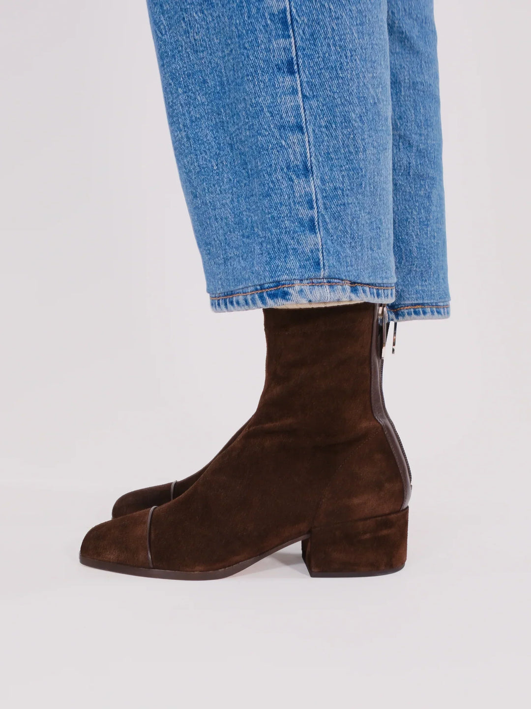Damen Wildleder Stiefeletten zum Kombinieren (5)