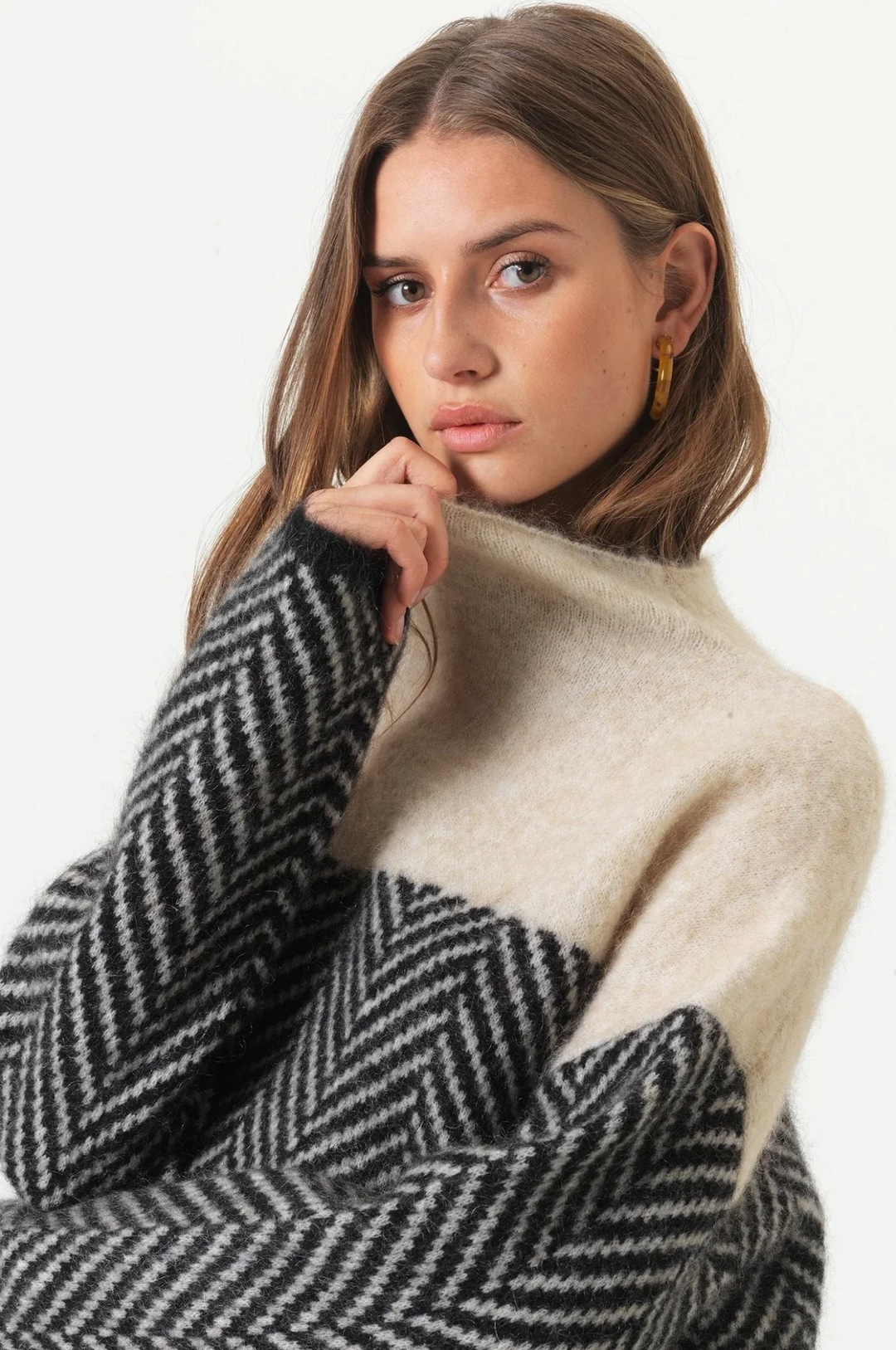 Damen Winter Rollkragen Pullover (5)