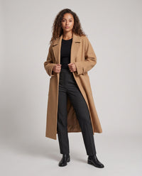 Julia | Damen Winterjacke A-Linie im Mantelschnitt