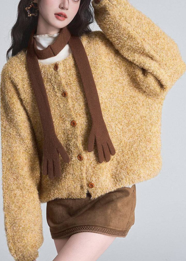 Damen Winterjacke aus Strick zum Überziehen (4)