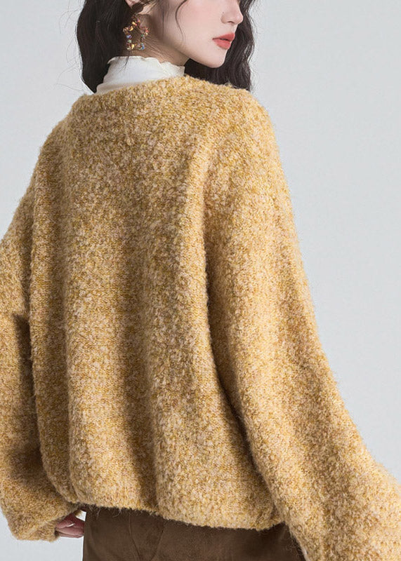 Damen Winterjacke aus Strick zum Überziehen (5)