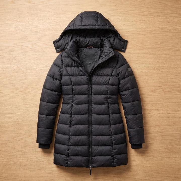 Damen Winterjacke für den Alltag mit Kapuze (3)