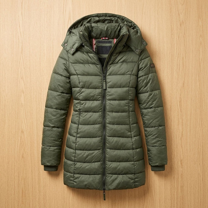 Damen Winterjacke für den Alltag mit Kapuze (4)